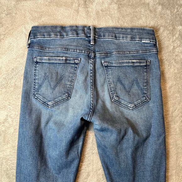 Mother The Looker Ankle Fray in Fingerprints and Muddy Feet Size 27 - Picture 4 of 9